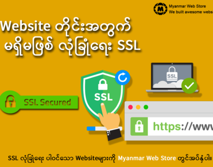 Websiteတိုင်းအတွက်မရှိမဖြစ်လုံခြုံရေးSSL